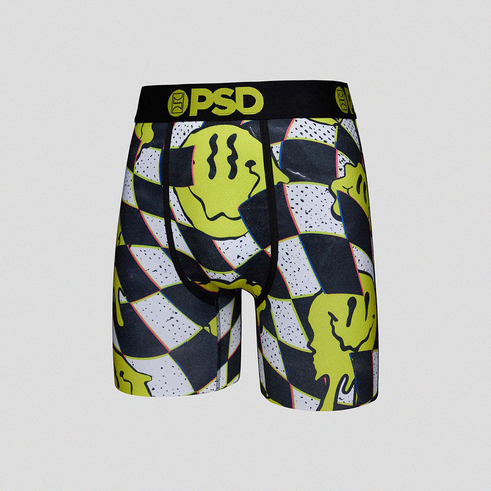 PSD Underwear BANDANA Flat BoxersPaisley PatternBlood Red PSD