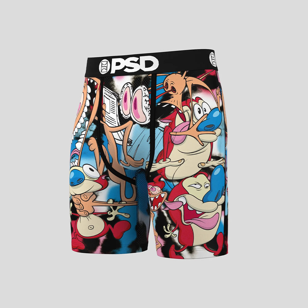 REN AND STIMPY- Boxer Briefs-Mori Qiqi-Black