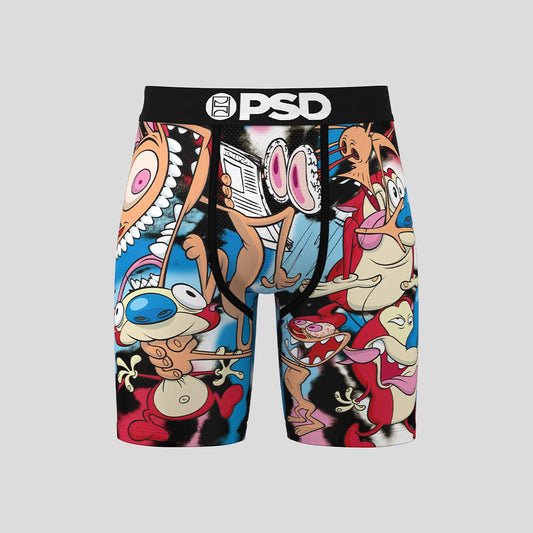 REN AND STIMPY- Boxer Briefs-Mori Qiqi-Black