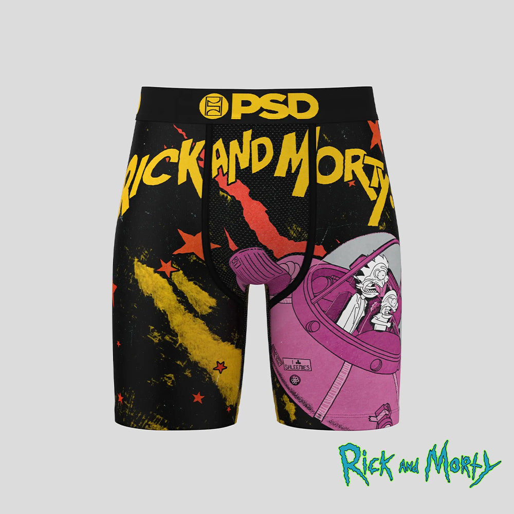 RICK AND MORTY - Boxer Briefs - Crash Landing On You - Black