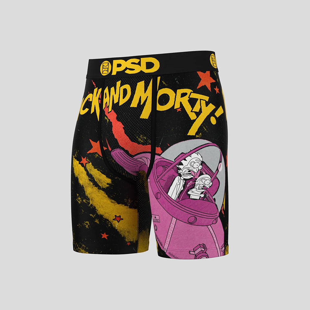RICK AND MORTY - Boxer Briefs - Crash Landing On You - Black
