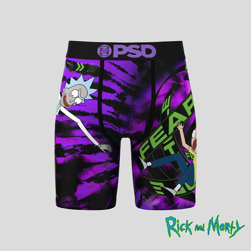 RICK AND MORTY - Boxer Briefs - Scared of Shit - Purple