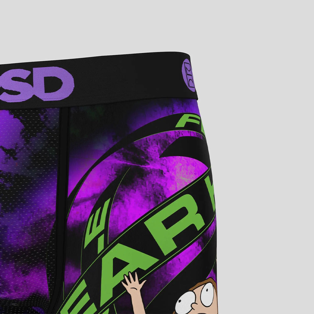 RICK AND MORTY - Boxer Briefs - Scared of Shit - Purple
