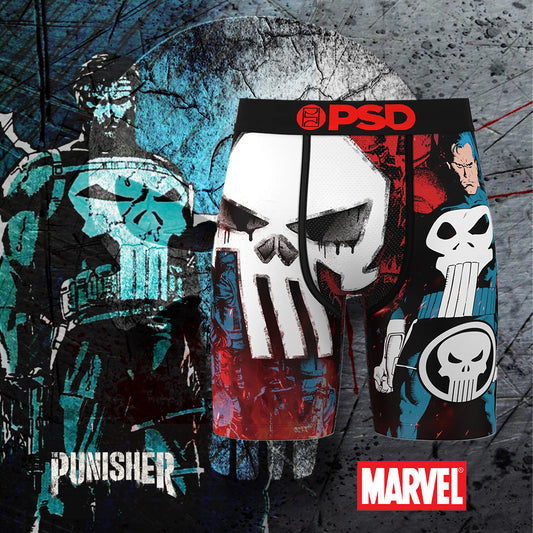 MARVEL - Boxer Briefs - Marvel The Punisher - Black
