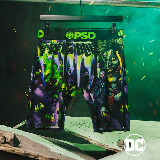 DC- Boxer Briefs-Twisted Clown-Green