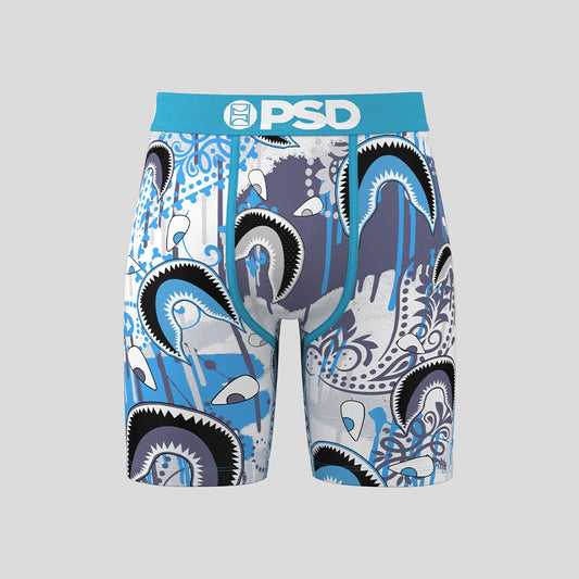 WARFACE- Boxer Briefs-Paisley Pattern-Blue