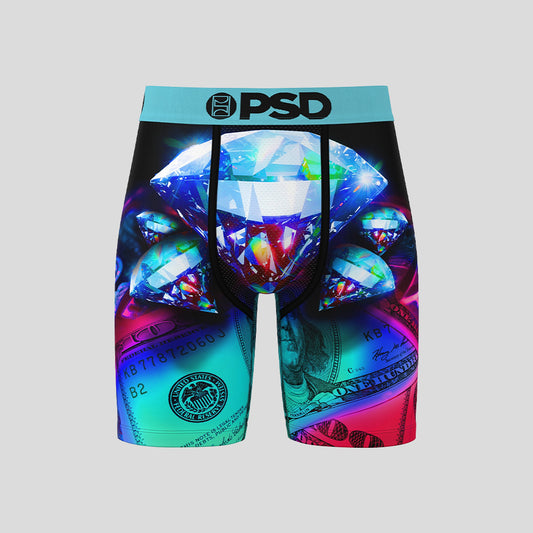 MONEY- Boxer Briefs-Five Star Diamond-Blue