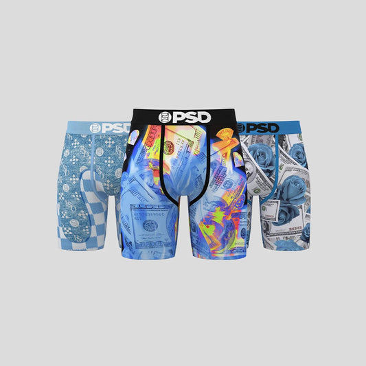 3-Pack - Boxer Briefs - Cool Summer - Blue