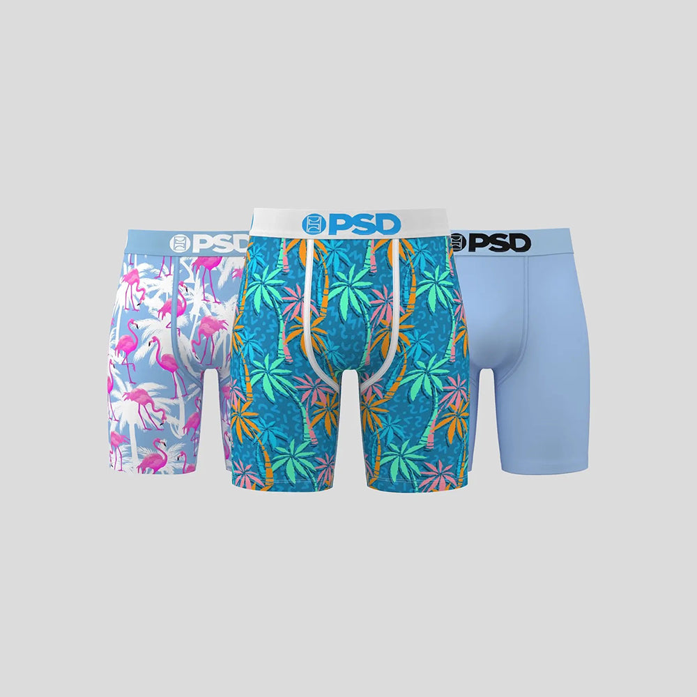 3-Pack - Boxer Briefs - Hawaiian - Blue