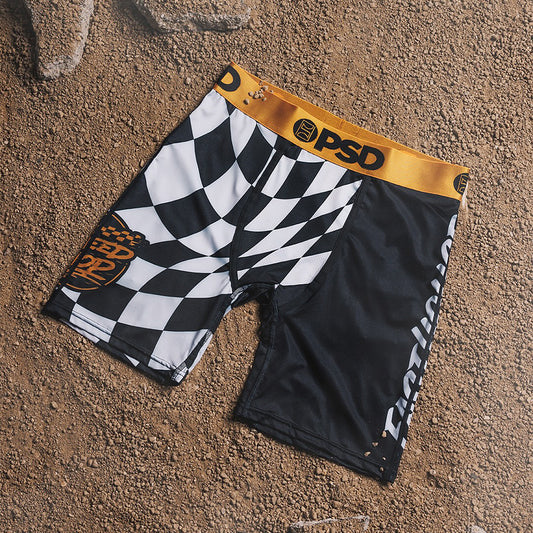 FASTHOUSE- Boxer Briefs-Black and White Check-Gold