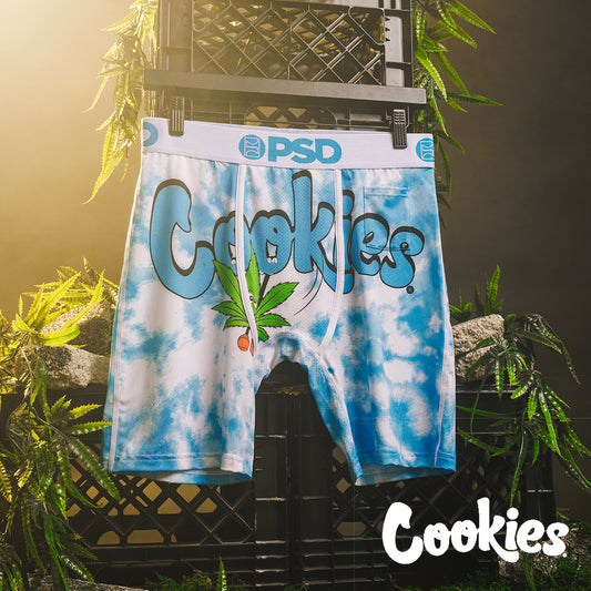 COOKIES- 平口四角褲-快樂崇拜-藍色