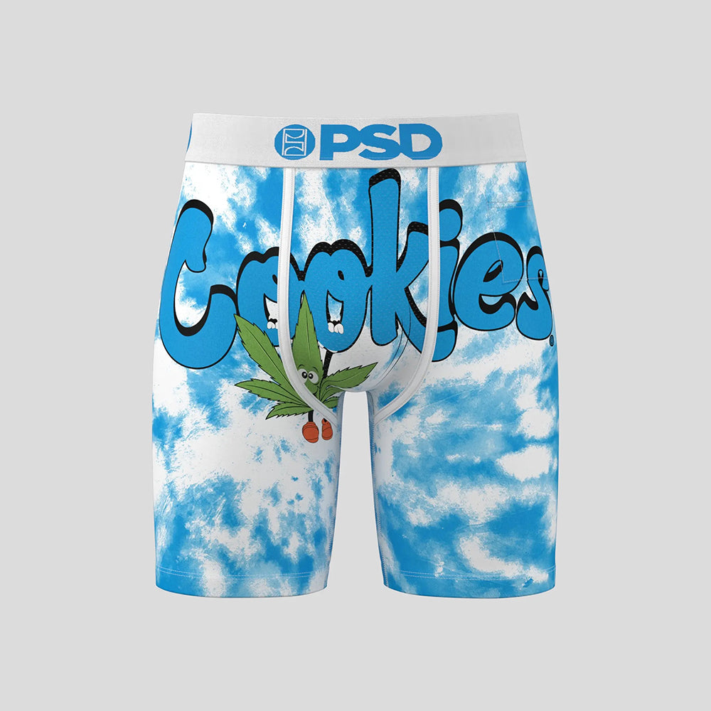 COOKIES- 平口四角褲-快樂崇拜-藍色