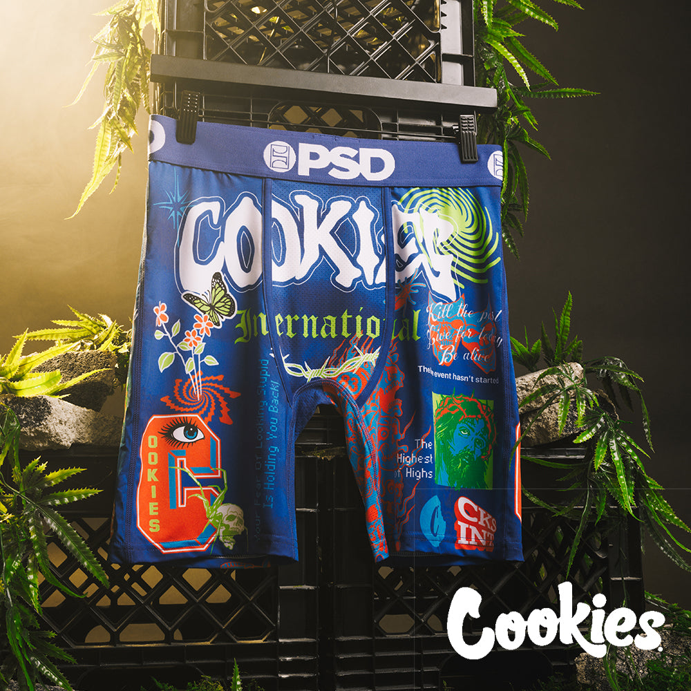 COOKIES- Boxer Briefs-High to the Highest Point-Blue