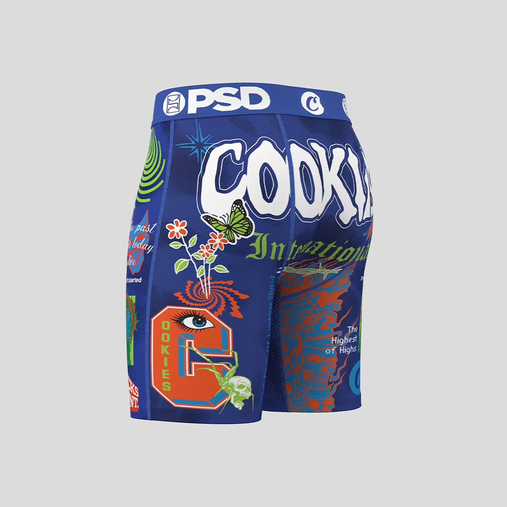 COOKIES- Boxer Briefs-High to the Highest Point-Blue