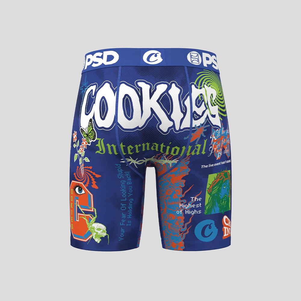 COOKIES- Boxer Briefs-High to the Highest Point-Blue