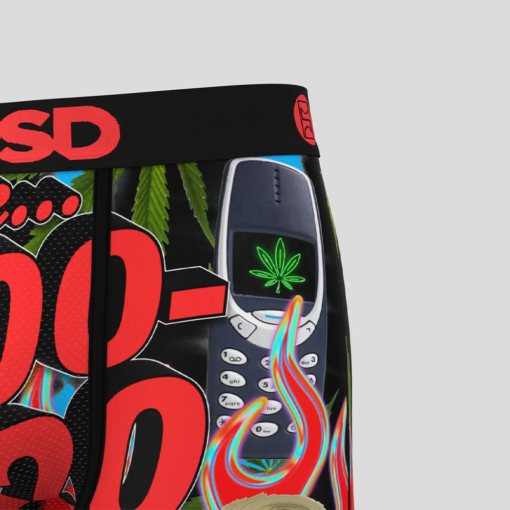 GRUNGE - Boxer Briefs - Call Me - Black