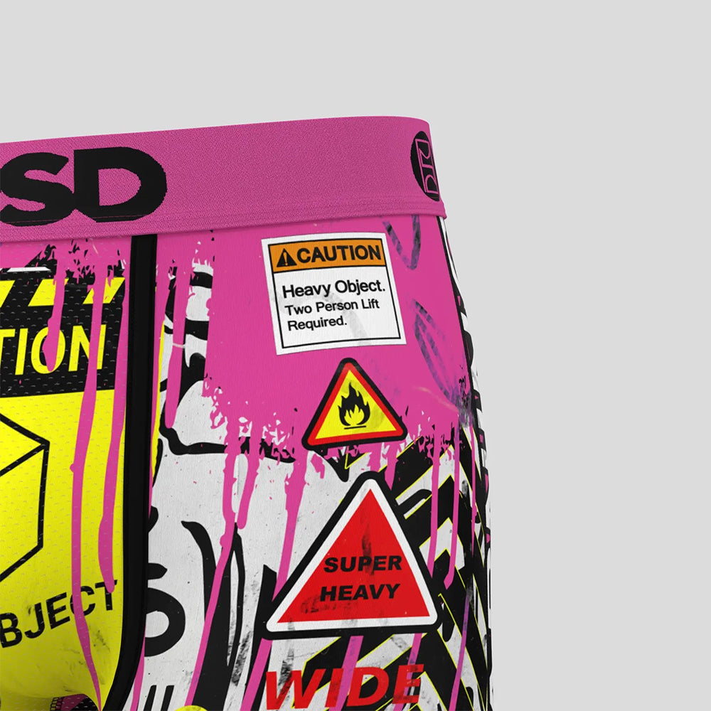 GRUNGE - Boxer Briefs - Under Construction - Pink