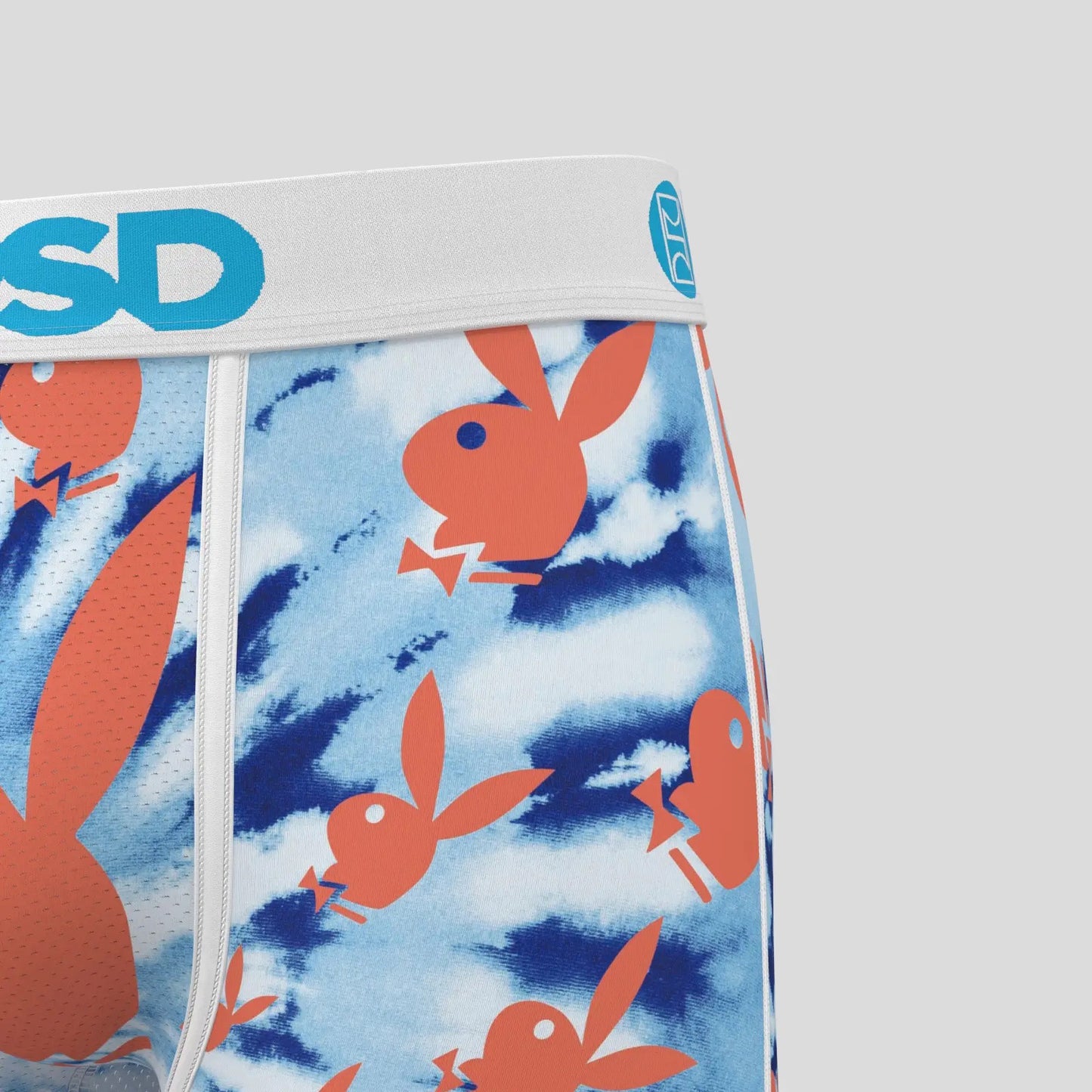 PLAYBOY - Boxer Briefs - Spinning Bunny - White