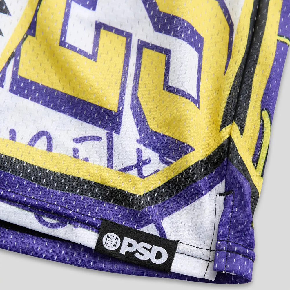 WARFACE-Sports Shorts-Purple and Gold Lakers-Purple