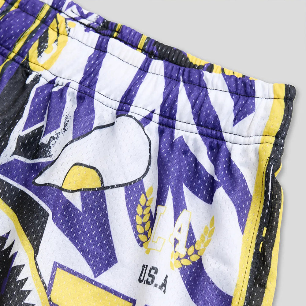 WARFACE-Sports Shorts-Purple and Gold Lakers-Purple