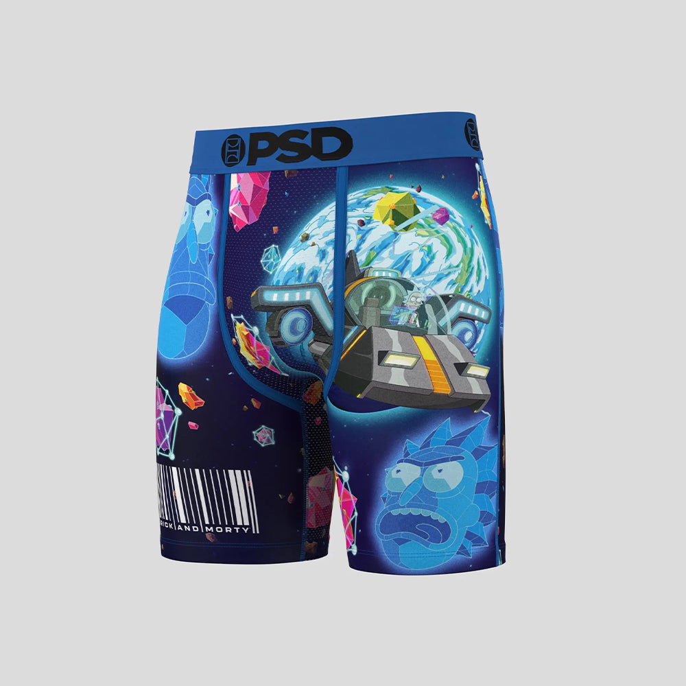RICK AND MORTY - Boxer Briefs - Fly to the Future - Blue