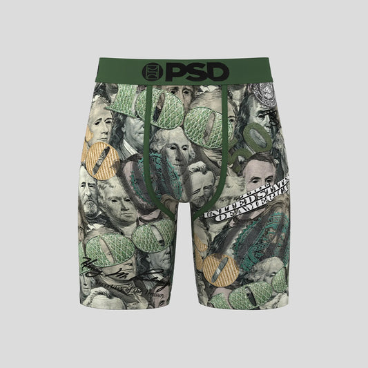 MONEY- Boxer Briefs-Money Army-Green
