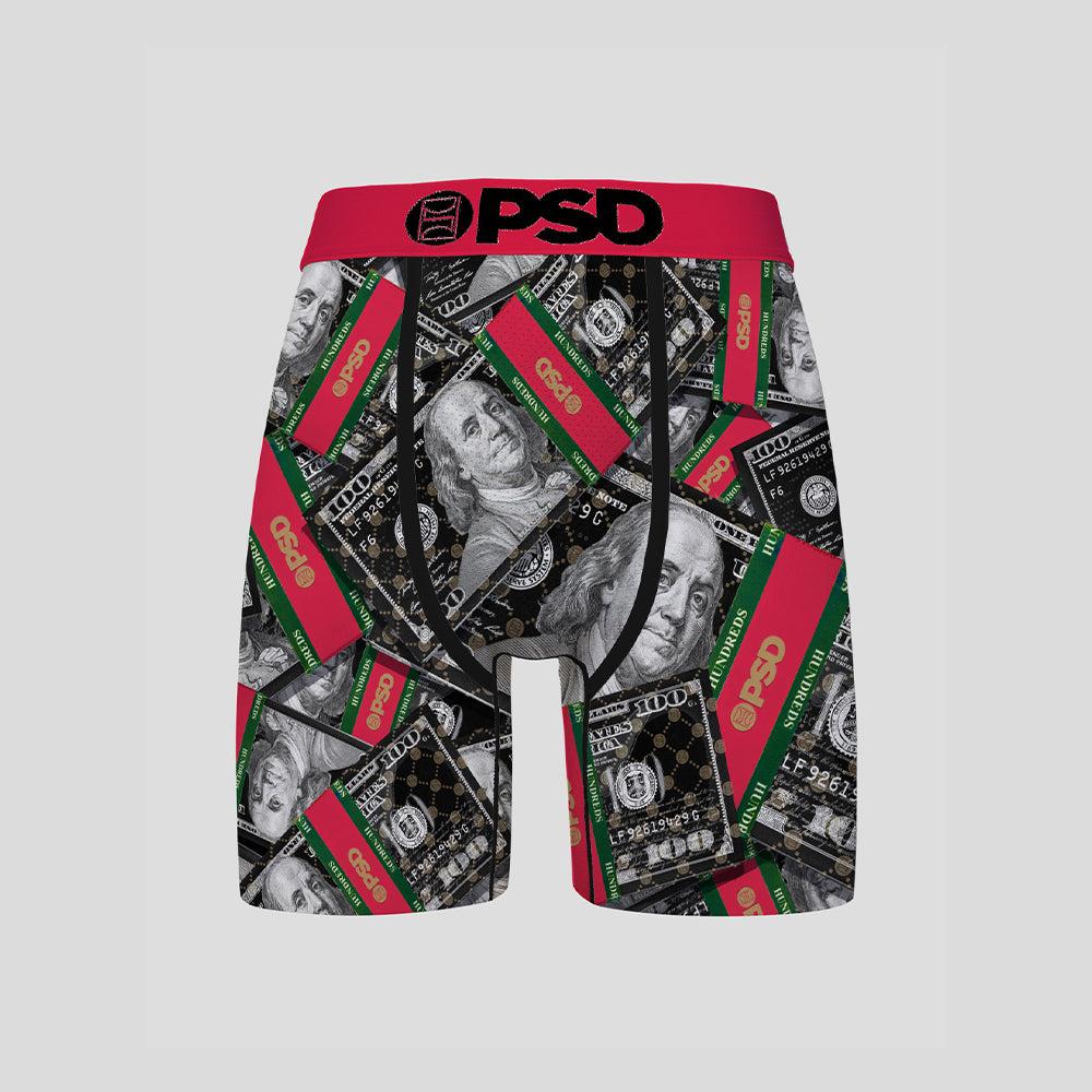 MONEY- Boxer Briefs-Badge Money-Red