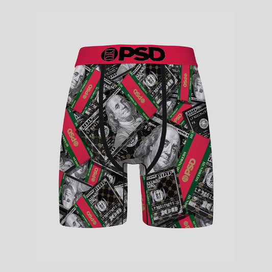 MONEY- Boxer Briefs-Badge Money-Red