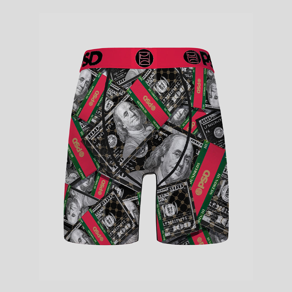 MONEY- Boxer Briefs-Badge Money-Red