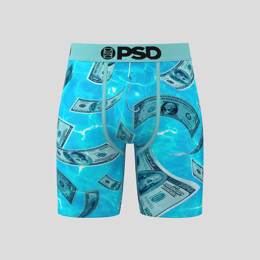 MONEY- Boxer Briefs-Money Money Swimming-Blue