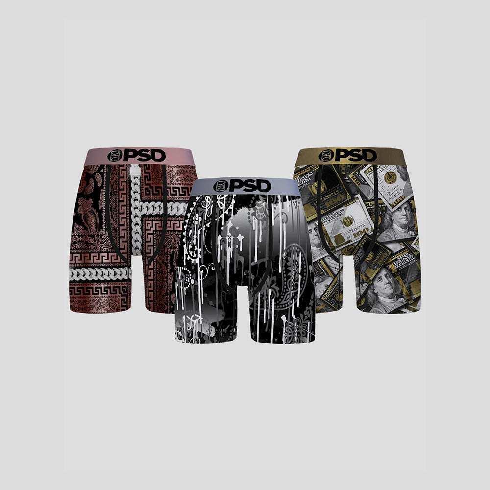 3-Pack - Boxer Briefs - Rich Family - Gray