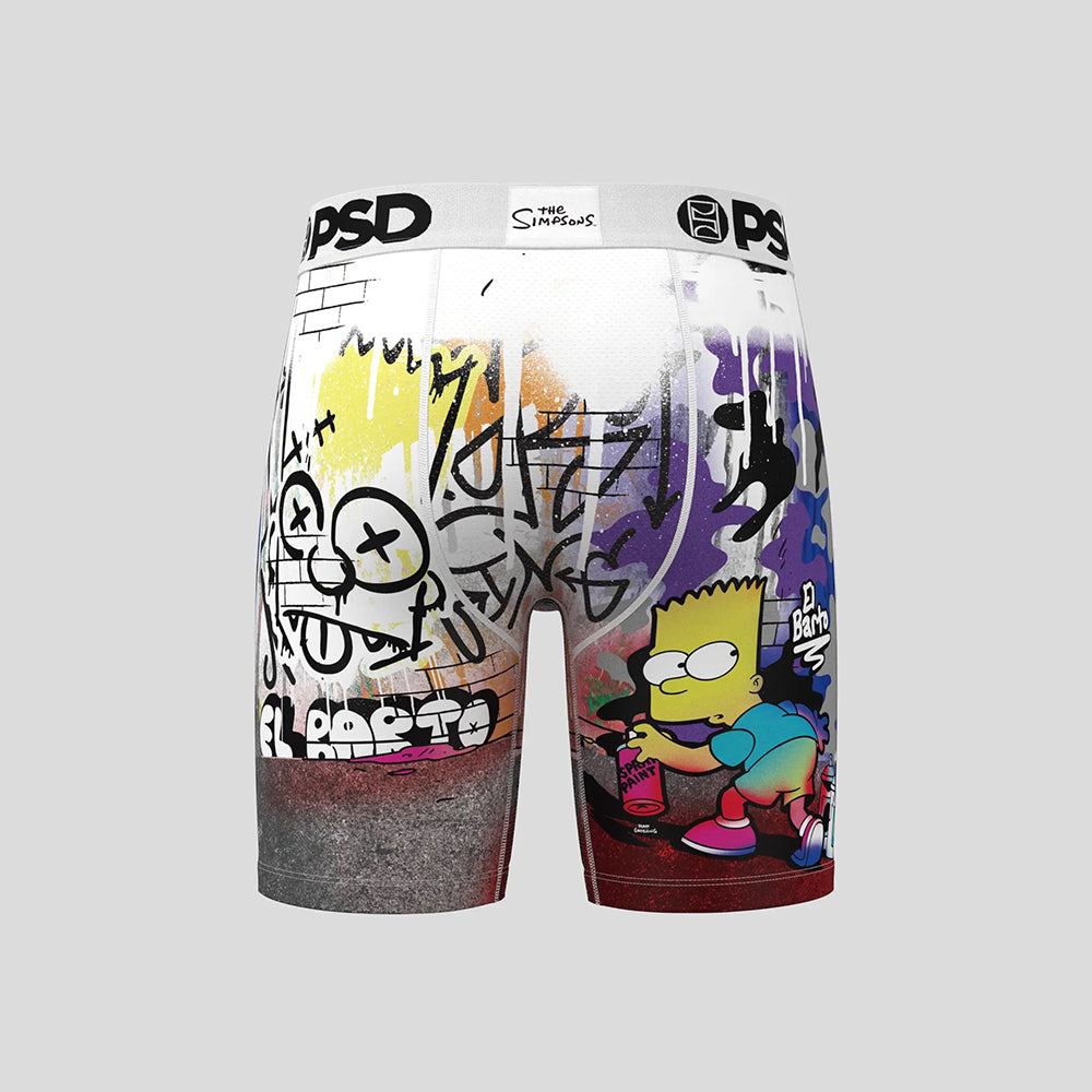THE SIMPSONS-Flat-legged Boxer Briefs-Crazy Tyrant-White