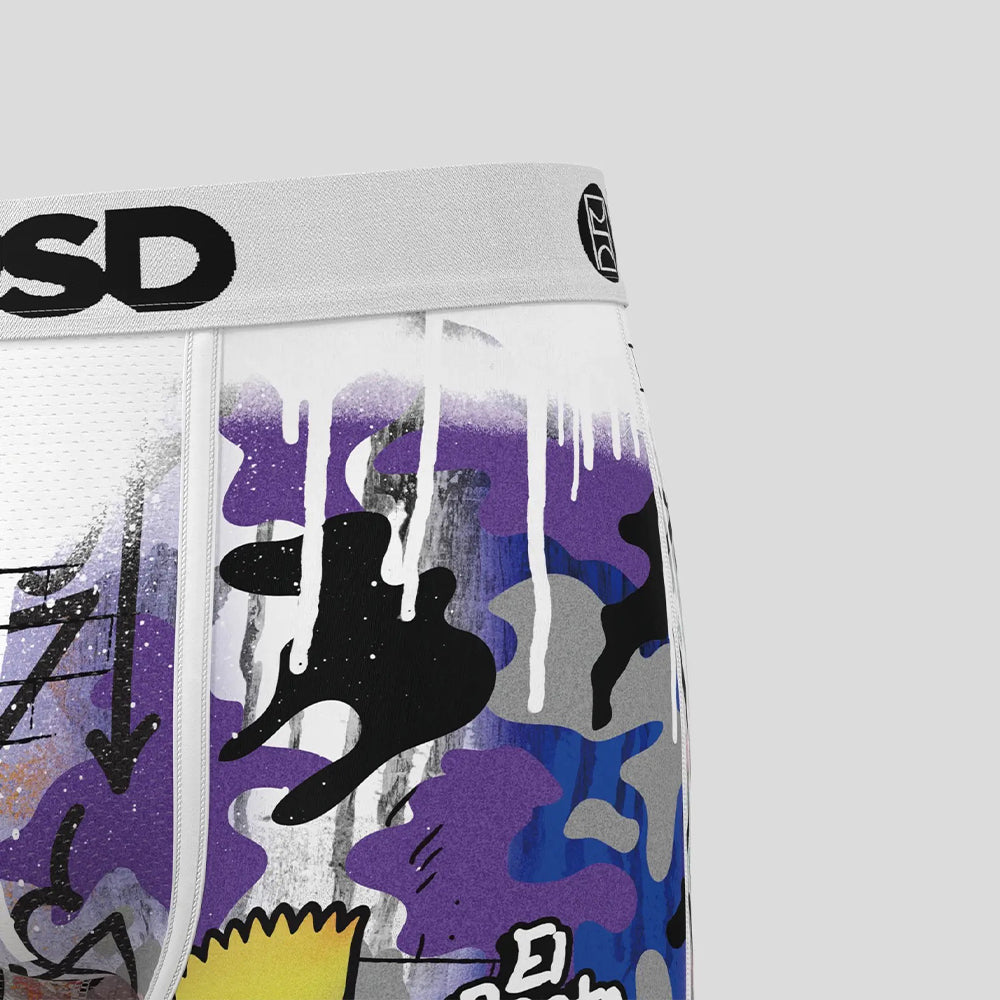 THE SIMPSONS-Flat-legged Boxer Briefs-Crazy Tyrant-White