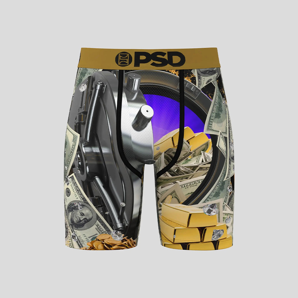 LUXURY-Flat-legged Boxer Briefs-Thieves Have a Way-Gold
