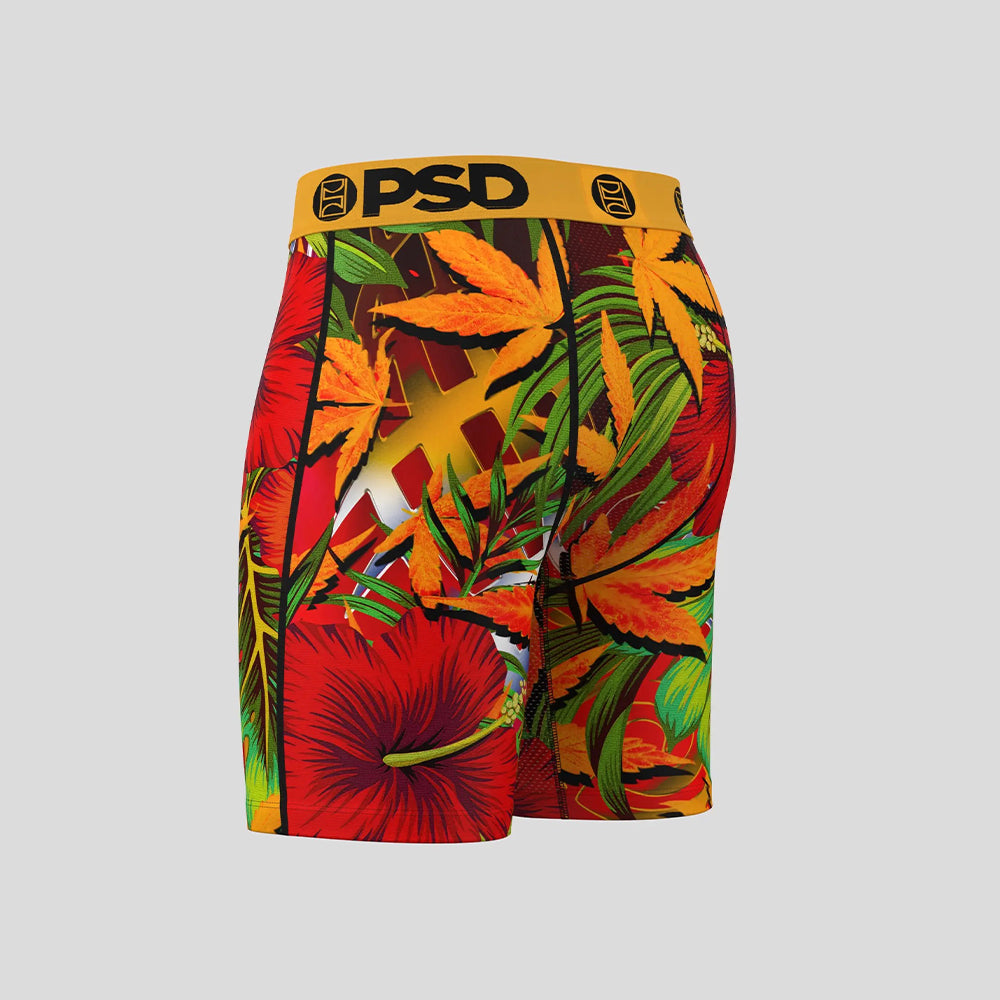 FLORAL-Flat Boxer Briefs-Good Autumn-Yellow