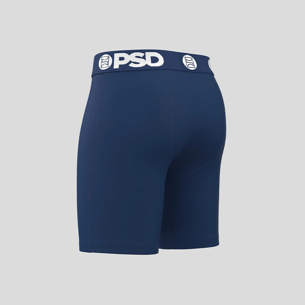 SOLIDS-Flat Boxer Briefs-Modal Cotton Solid Color-Blue