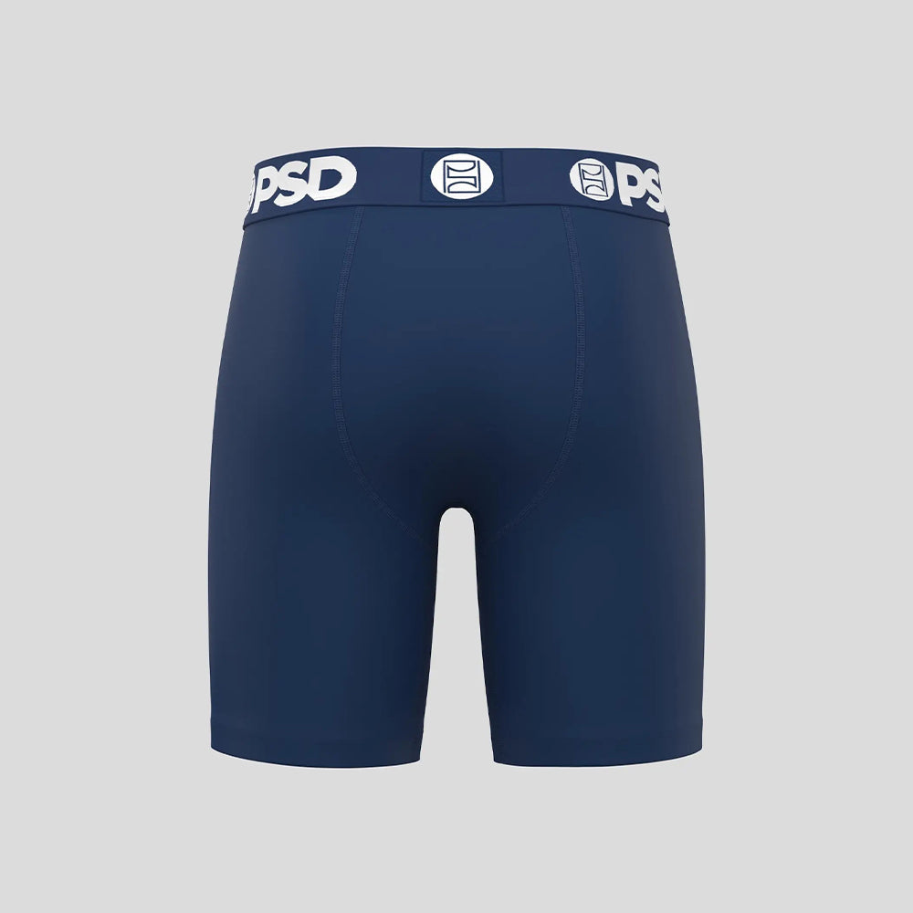SOLIDS-Flat Boxer Briefs-Modal Cotton Solid Color-Blue