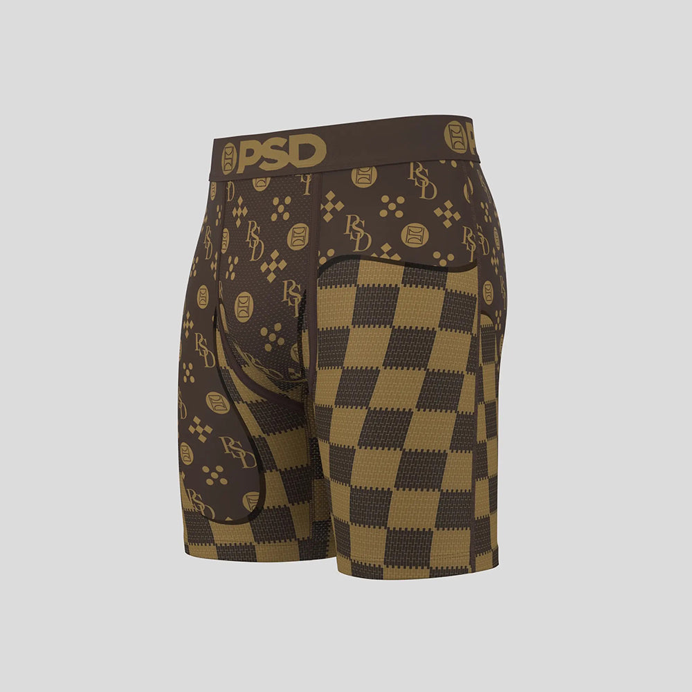 3-Pack - Boxer Briefs - Make Big Money - Brown