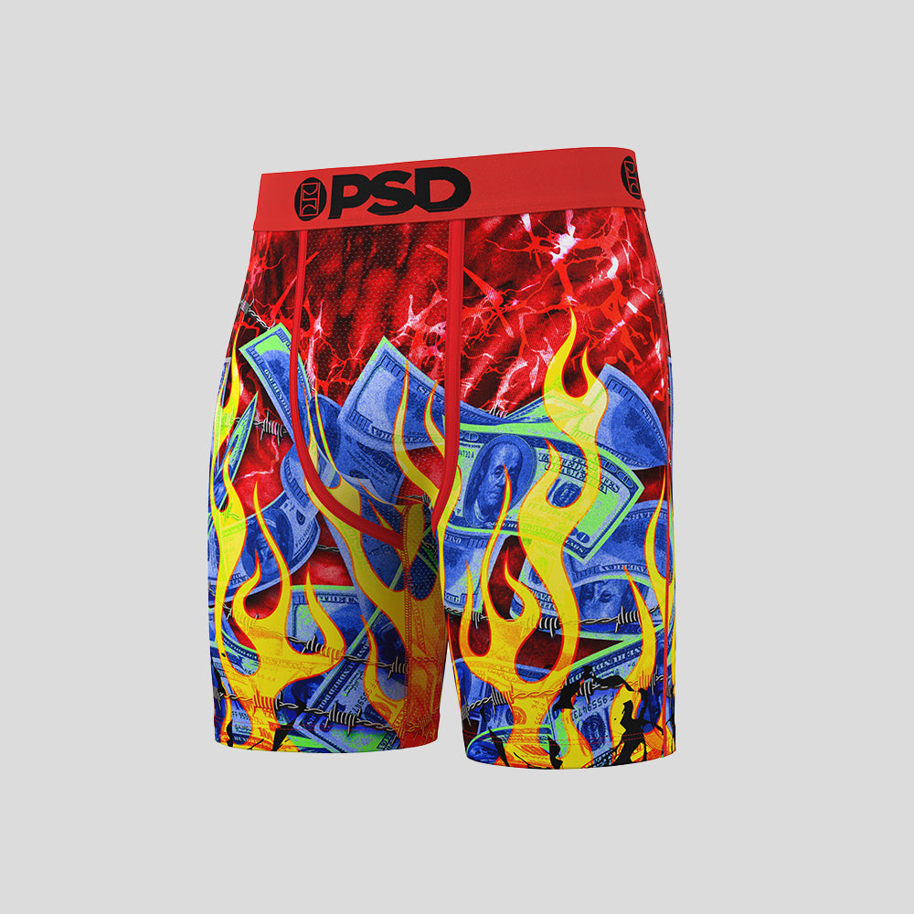 3-Piece Set - Boxer Briefs - Hot Money - Red