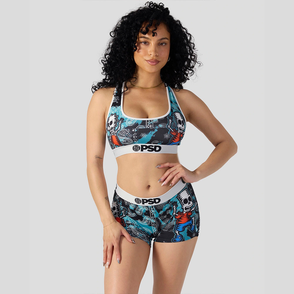 THE SIMPSONS-短版背心-陰屍路-白色