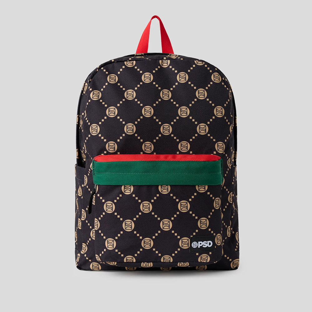 American style PSD logo badge sports backpack