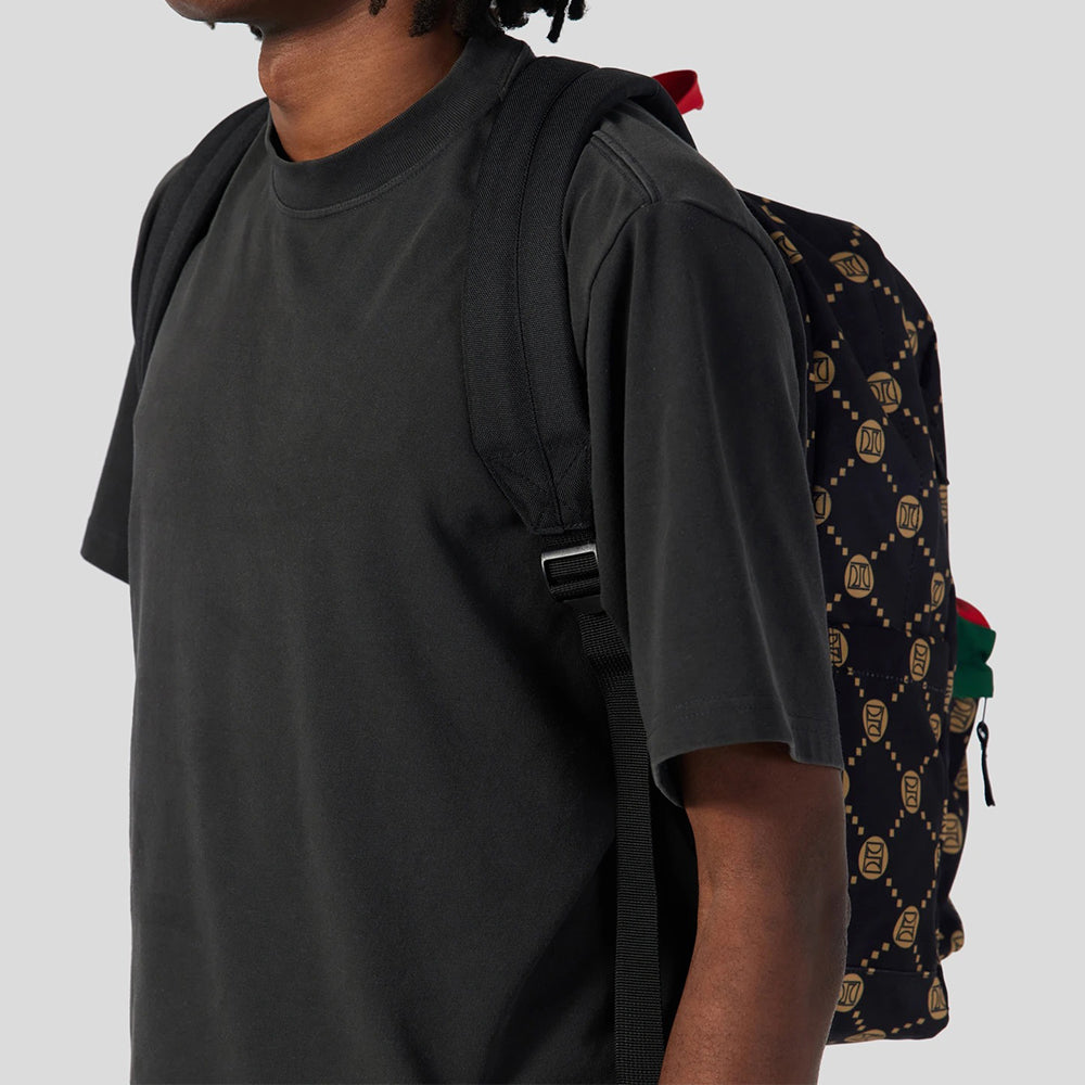 American style PSD logo badge sports backpack
