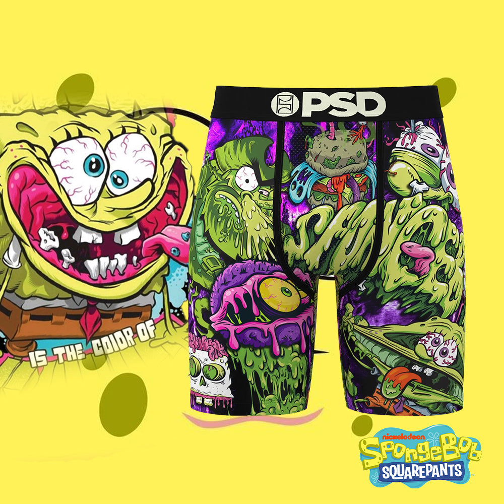 SPONGEBOB- Boxer Briefs-SpongeBob SquarePants-Black