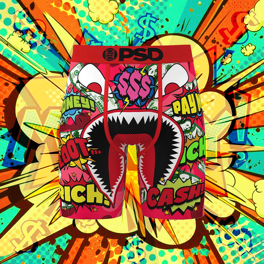 WARFACE- Boxer Briefs-Happy Money Pit-Red