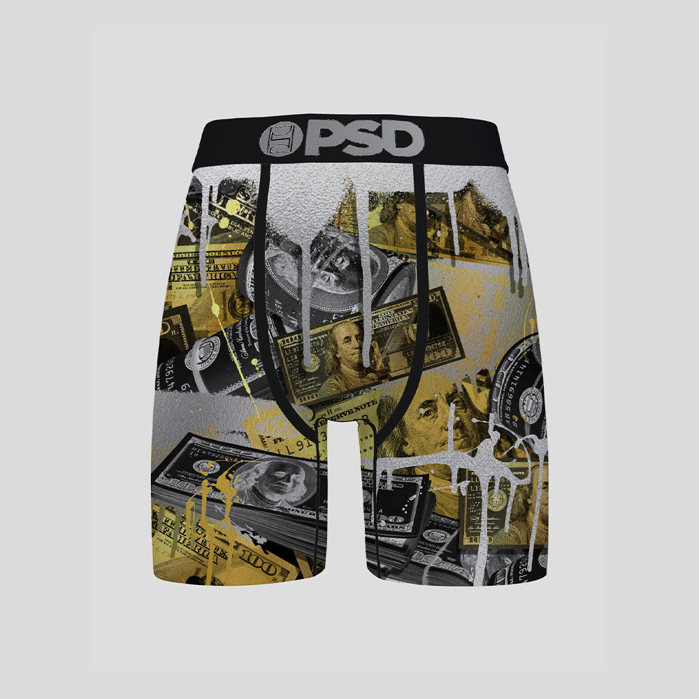 MONEY- Boxer Briefs-Steel Money-Black