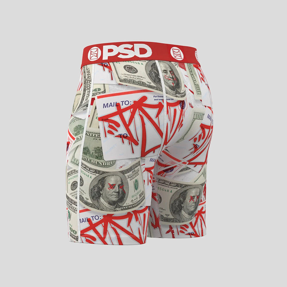 MONEY- 平口四角褲-寄送中-紅色