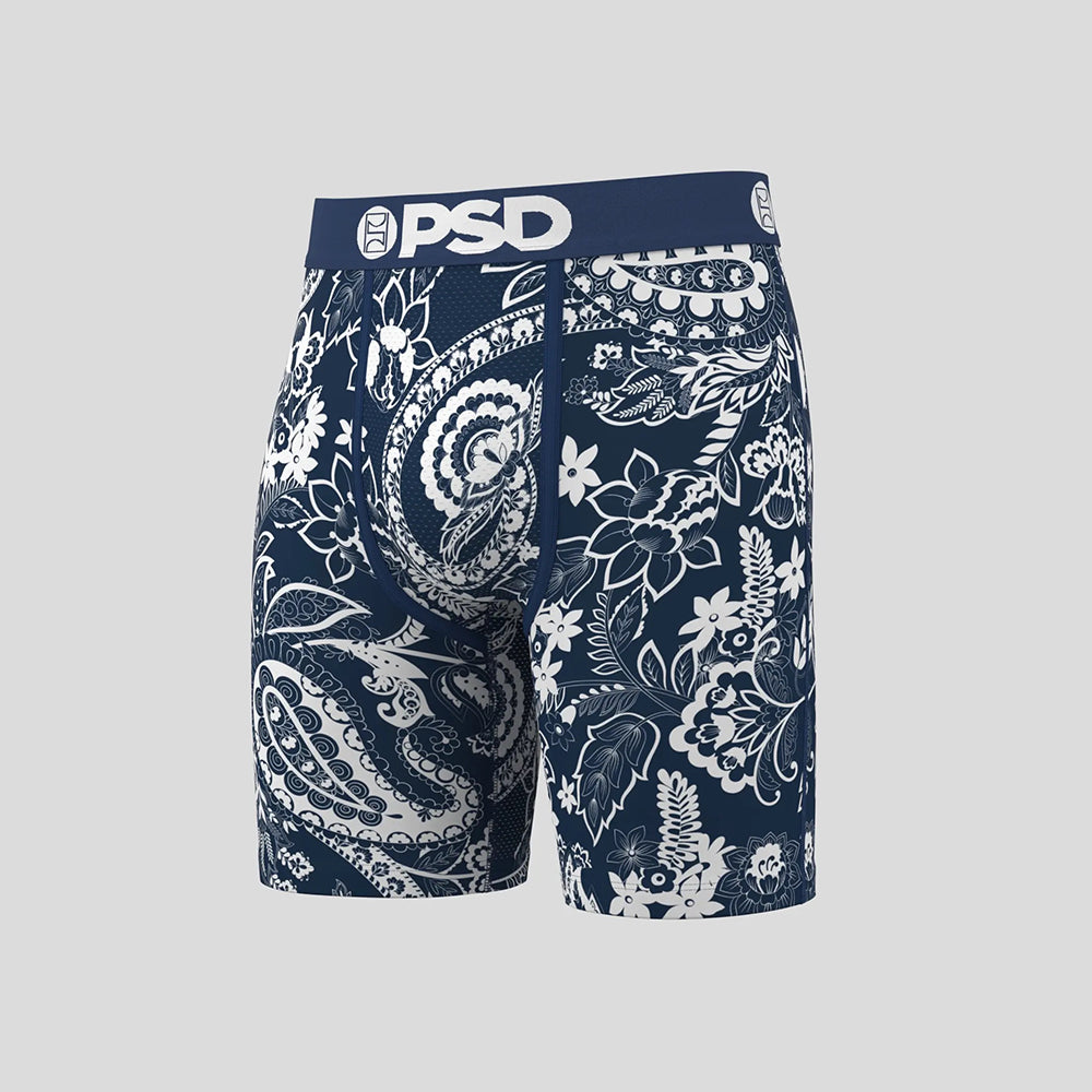 3-Pack - Boxer Briefs - Palm Tree Paradise - Blue