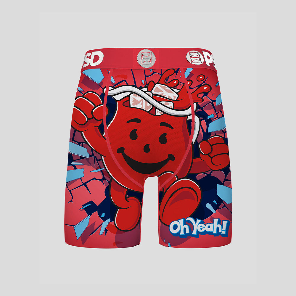 KOOL AID- 平口四角褲-酷愛飲料-紅色