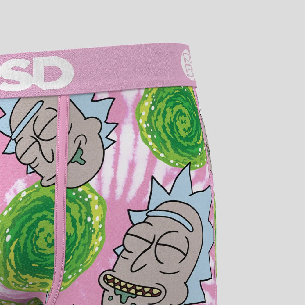 RICK AND MORTY- 平口四角褲 -多重宇宙-粉色