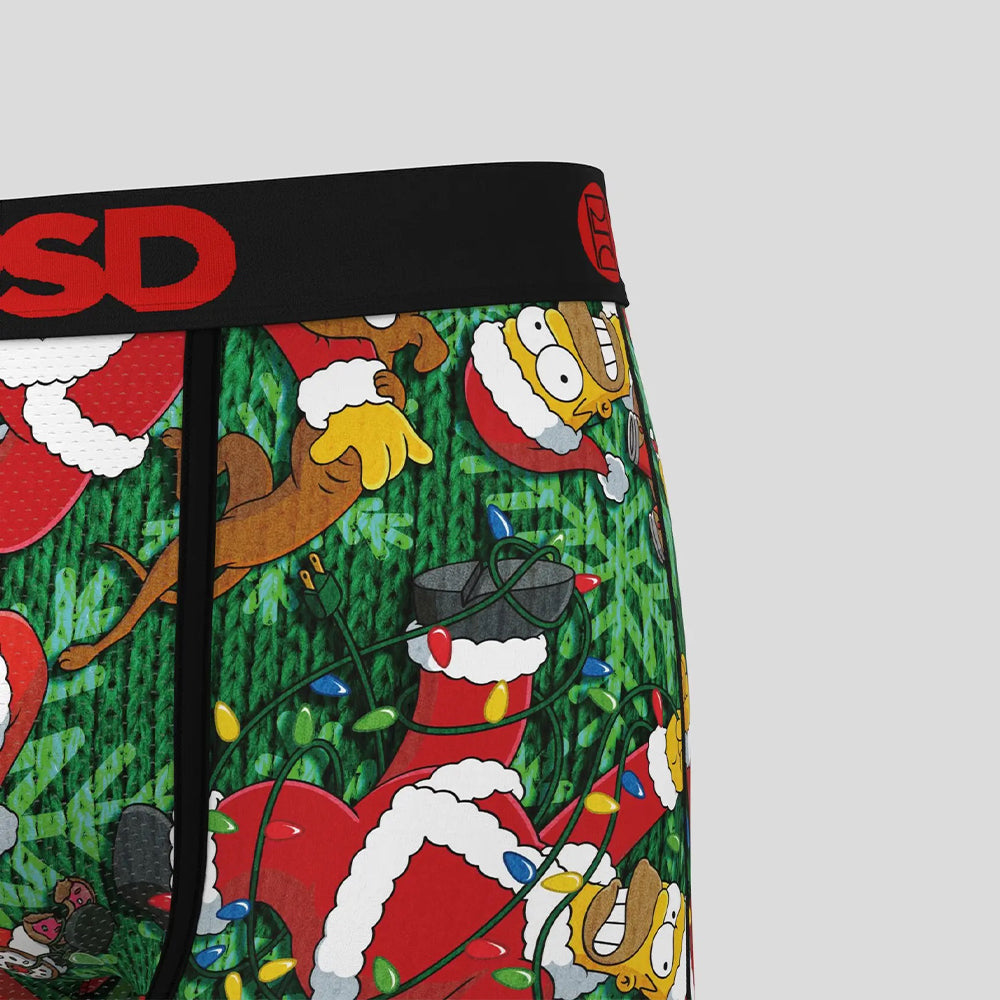 THE SIMPSONS - Boxer Briefs - Merry Christmas - Black